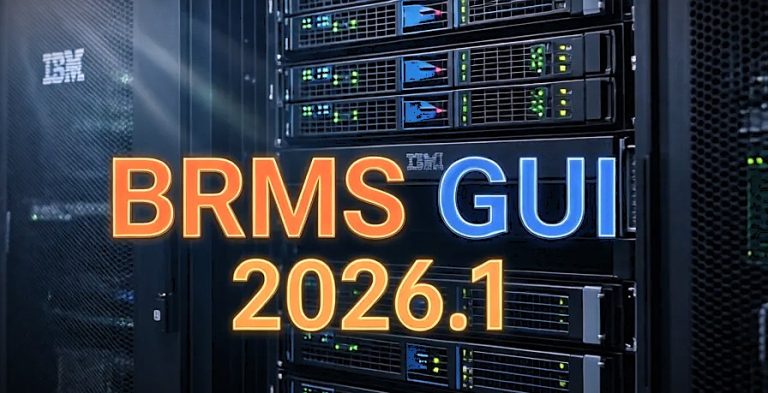 BRMS GUI 2026.1, IBM i Powersysteme