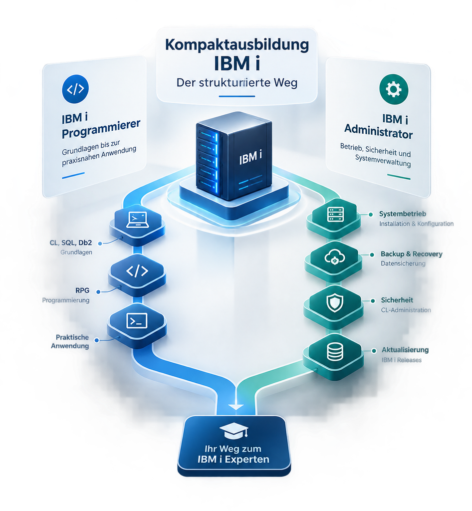 IBM i Power Education by UBR Kompaktausbildungspakete im Vergleich